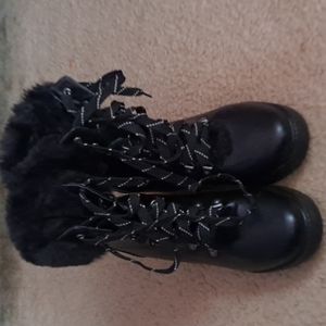 Cozy fur ankle booties